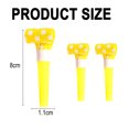 thumbnail image 2 of 24 Pieces Party Blower Party Horns Noisemakers Whistles Party Squawkers Fringed Noise Maker Blowouts for Birthday Graduation Sporting Events Party Favors Supplies - yellow, 2 of 6