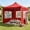 Red, variant on 9.8Ft Tarp With Window Panel Heavy Duty Camping Shelter Tarp Waterproof Rainfly For Outdoor Camping(Green-300X300Cm)