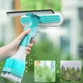thumbnail image 1 of Ovzne Multifunctional Scraper Brush Sprayand Brush One High-rise Double-sided Window Cleaning Scraper 4-In-1 Glass Cleaner Scraper On Clearance, 1 of 8