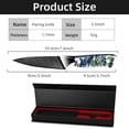 thumbnail image 5 of Kitchen Knives Stainless Steel Japanese Chef Knife Damascus Cleaver Santoku Steak Utility Paring Knifes with Unique Shell Handle with Giftbox, 5 of 5