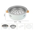 thumbnail image 1 of Bgsha Barbecue Compact 12.6 Portable au Charbon : Parfait pour le Camping et les Aventures BBQ!, 1 of 9
