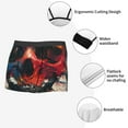 thumbnail image 3 of Honeii Abstract Colorful Skull Art Print Mens Boxer Briefs Breathable,Boxer Brief for Men, Moisture-Wicking Underwear-Small, 3 of 5