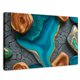thumbnail image 1 of Cuadro Decorativo Canvas Abstracto Textura Ágata Verde 90x60 Canvas Revolution, 1 of 3