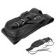 thumbnail image 2 of Motorcycle PU Leather Gas Fuel Tank Cover Panel Pad Bib with Pouch Motorbike AccessoryBlack, 2 of 5