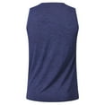 thumbnail image 4 of Men's Solid Color Workout Tank Top Leisure Sleeveless Muscle Shirt Gym Training Stretch Blouses, 4 of 4