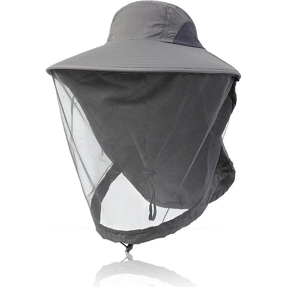 Vipith Mosquito Net Hat, Sun Hat Mosquito Head Net Hat Fishing Hat With Net Mesh For Outdoor Hiking Gardening Men Women