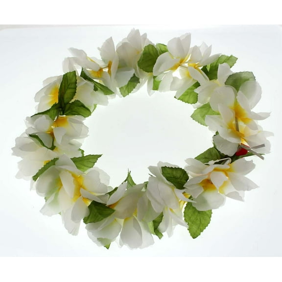#40 Yellow-White(plumeria), Haku Lei