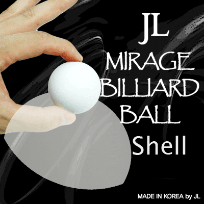 Two Inch Mirage Billiard Balls by JL (WHITE, shell only) -