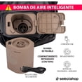 thumbnail image 4 of Colchón Inflable Individual con Bomba Incluida Cama Inflable para Camping Cama De Aire Elevada con Bomba Incluida Colchón Inflable Duradero Resistente (Gris), 4 of 8