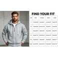 thumbnail image 3 of LIBRCLO Zip-up Hoodies for Men, Long Sleeve Hooded Fleece Sweatshirts Hoodie Casual Fall Clothes Size M, 3 of 7