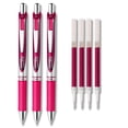 thumbnail image 1 of Set de 3 bolígrafos Pentel EnerGel Deluxe RTX gel, 0.7mm, rosa, 1 of 1