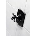 thumbnail image 2 of Kingston Brass KS3040BX  Single-Handle Three-Way Diverter Valve with Square Trim Kit in Matte Black, 2 of 9