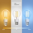 thumbnail image 5 of Bombilla LED Inteligente Tuya con y Wifi, 7 W, E27, Regulable, 806 , CCT, Luz Decorativa para Interiores., 5 of 5