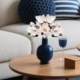 thumbnail image 4 of Under $5 Artificial Magnolia Stems 3-Stem Eva Magnolia For Living Room Vase Filler,Plastic Purple (3Pc), 4 of 4