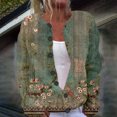 thumbnail image 2 of Kaondbfi Women's Cardigan, Single Plush Art Print Comfortable Knitted Cardigan Winter Coat for Women, 2 of 9