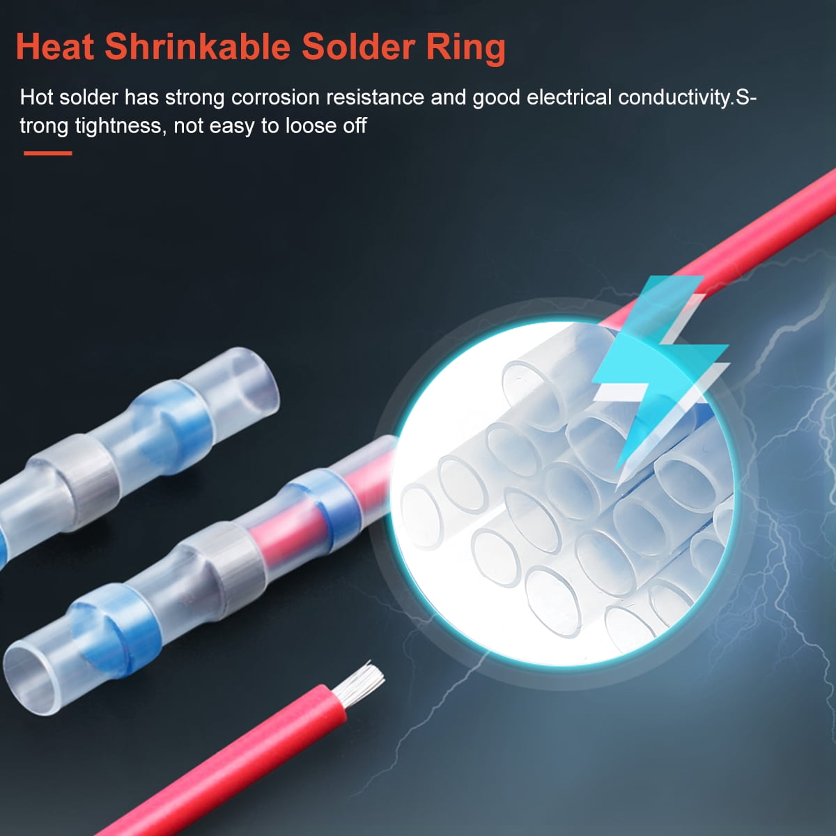 800Pcs Solder Seal Wire Connectors and Heat Shrink Tube Sleeves Kit
