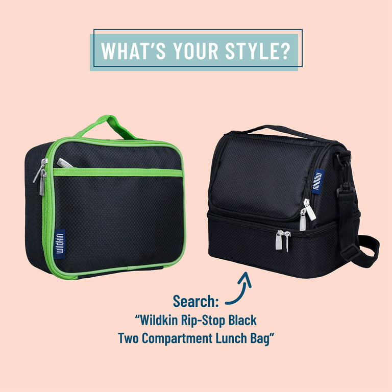 Wildkin Insulated Two Compartment Vegan Lunch Bag-Strongsuitcases