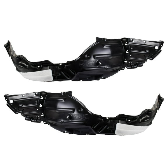 TRQ Front Inner Fender Liner Set Fits Select 2019-2023 Toyota Corolla TO1248231 TO1249231