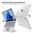 thumbnail image 4 of For Microsoft Surface Laptop 2/3/4/5 13.5 Cloth 1769/1867/1958/1950 ENKAY Hat-Prince Shockproof Crystal Hard Case, 4 of 4