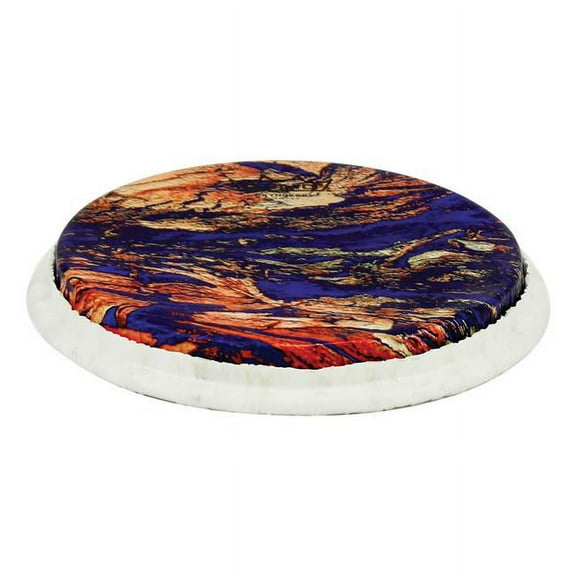 Remo Drum Heads 3701033 8.5 in. Bongo Drumhead with Tucked Skyndeep Molten Sea Graphic