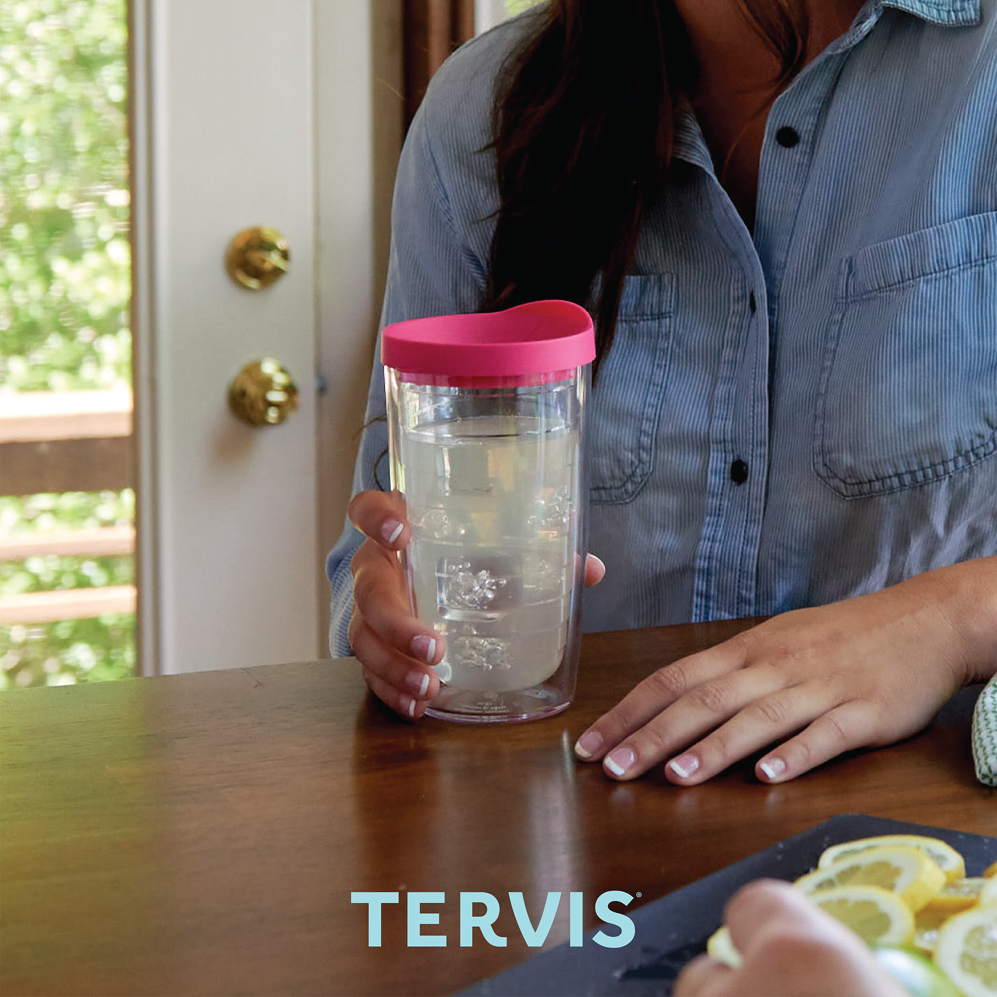 Tervis Clear Tabletop Insulated Tumbler, 16 oz photo 5