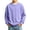 21#Light Purple, variant on Boys Long Sleeve Sweatshirt Crewneck Fleece Pullover Solid Tops Fall Clothes