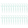 thumbnail image 1 of Thin Floss Picks Oral Cleaning Tools 200Pcs For Adults Daily Cleaning With PP Material In Green Color, 1 of 4