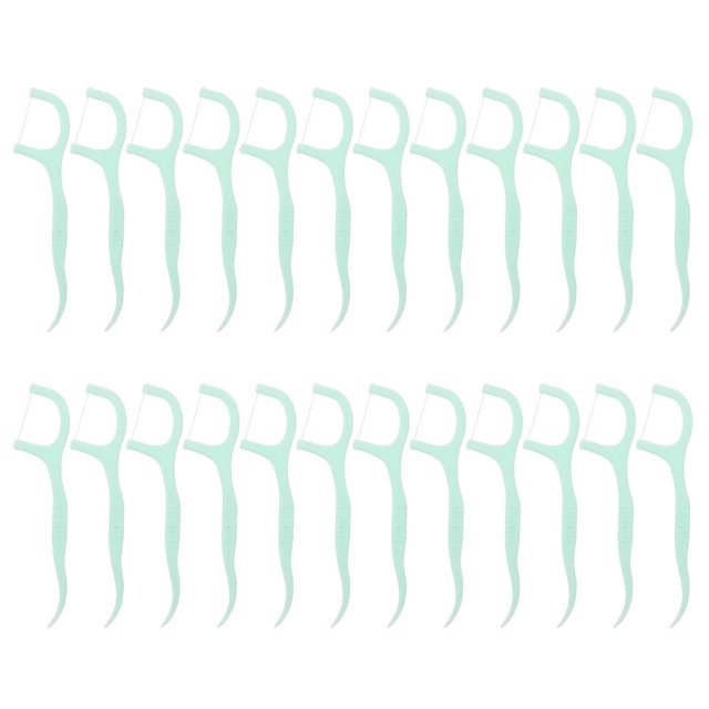 Thin Floss Picks Oral Cleaning Tools 200Pcs For Adults Daily Cleaning With PP Material In Green Color