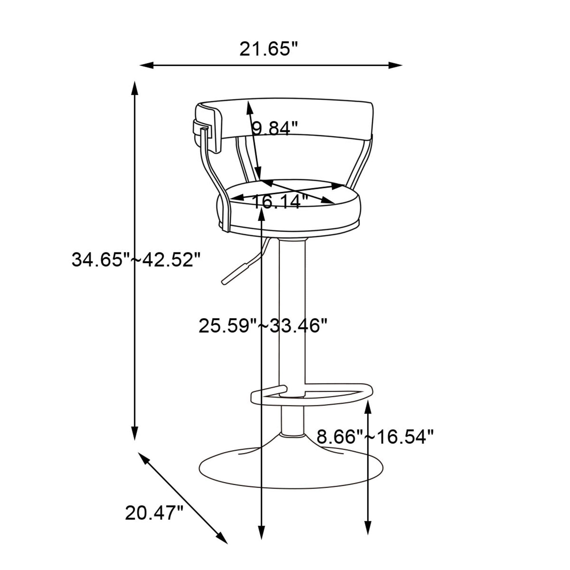 Kadyn Adjustable Counter Height Swivel Barstools with Back and Footrest for Home, Avocado, 1PCS Kadyn Adjustable Counter Height Swivel Barstools with Back and Footrest for Home, Avocado, 1PCS