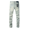 thumbnail image 3 of New Ksubi Men's Jeans 2025 High Quality Streetwear Slim Fit Stretch Jeans Baggy Ripped Straight Skinny Denim Pants, 3 of 10