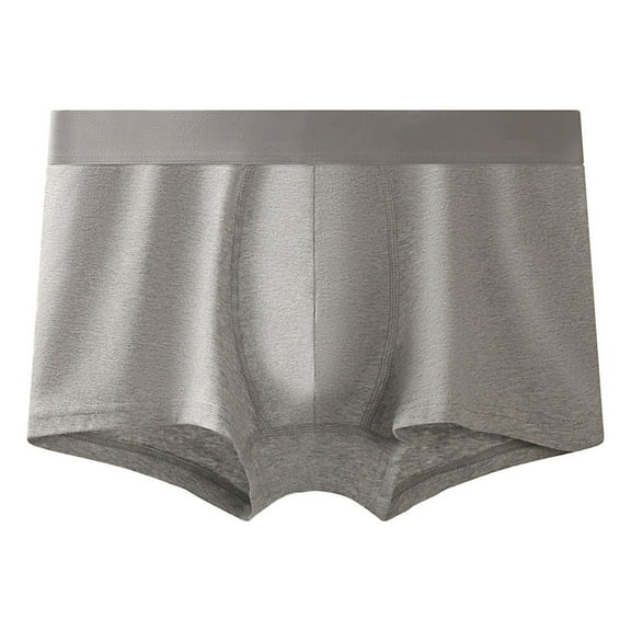 Ketyyh-chn99 Men Underwear Seamless Hipster Breathable Trunk Men's Underwear Grey,3XL