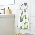 thumbnail image 3 of Yayeee 100% Cotton Hand Towels for Bathroom 16" x 28" Soft Absorbent Kitchen Towel, Avocado, 3 of 7
