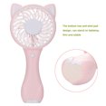 thumbnail image 4 of Ventilador de carga USB portátil Mini ventiladores de mano adorables para estudiantes Oficina de viajes (rosa), 4 of 8