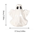 thumbnail image 3 of Ghost Shaped Ceramic Vase,Halloween Decorative Flower Vase,Spooky White Planter for Dried Flowers Home Table Mantel Decor Accent, 3 of 9