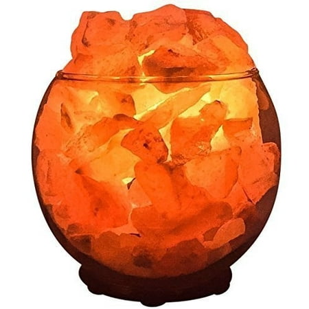 Himalayan CrystalLitez, Sphere Bowl, Himalayan Salt Lamp With Dimmer Switch,Aromatherapy Salt Lamp in A Gift Box,UPGRADED(Sphere (Best Himalayan Treks In August)