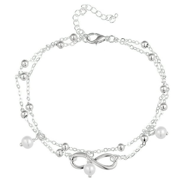 Women Ankle Bracelet Womens Anklet Bracelet 8 Shape Ankle Bracelet