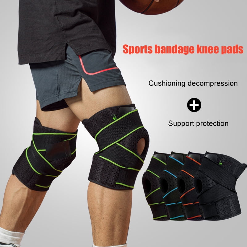 All Sizes Basketball Pain Relief Sport Run Protect with Support Pad  Knee Brace 