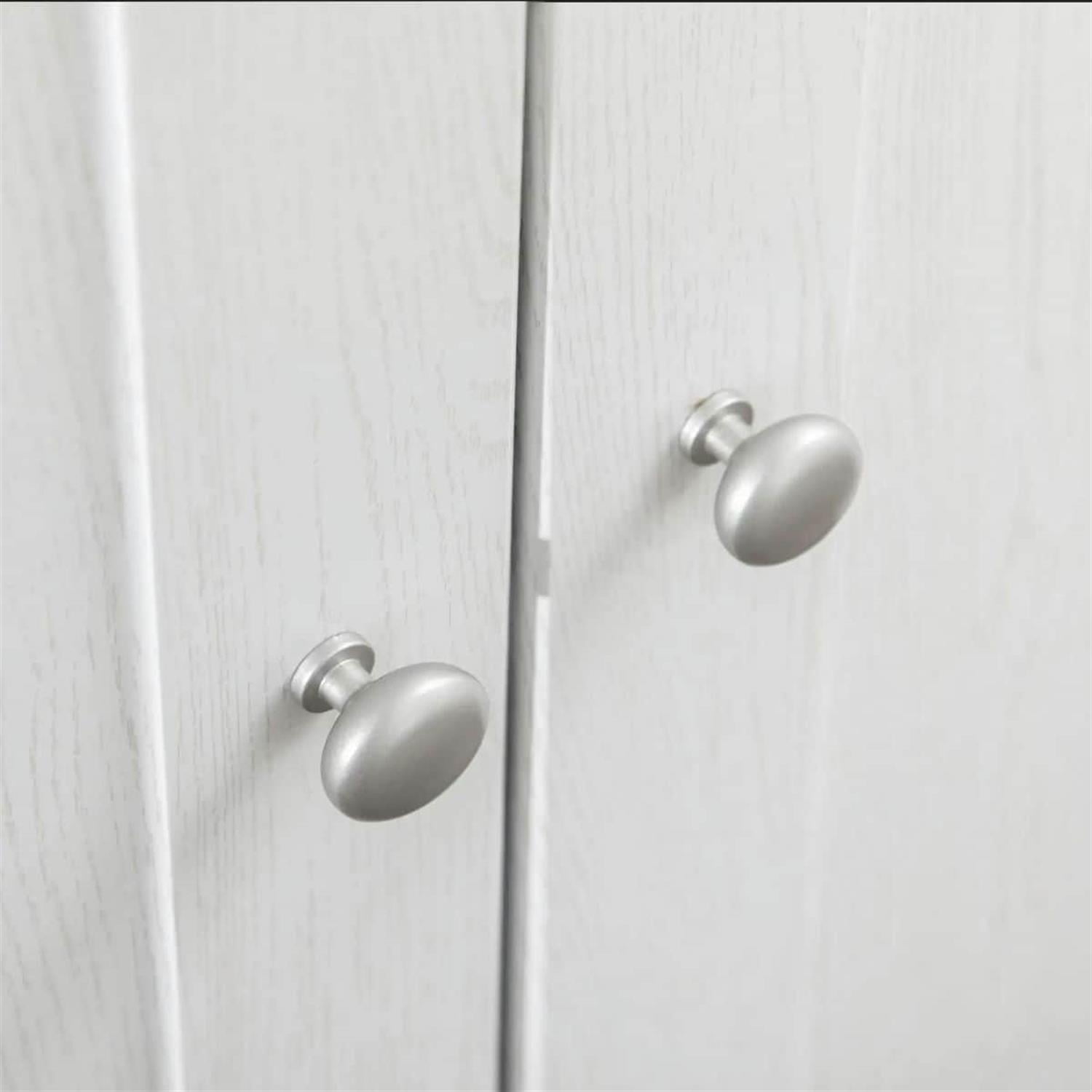 Demi Bonn 54" Kitchen Pantry Storage Cabinet, Freestanding 2-Door Cupboard, Space-Saving Shelves for Living Room, White