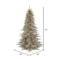 thumbnail image 3 of Vickerman K166375 Arbre de Noël Artificiel en Sapin Champagne 7.5 Pi x 52 Po Non Éclairé avec 1634 Bouts, 3 of 3