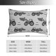 thumbnail image 2 of Fotbe Gray Tractor Funda de Almohada Decorativa Estilo Occidental, Lujo en Algodón, Fundas para Almohadas King, Cojín Estampado para Decoración del Hogar-14"x20", 2 of 6
