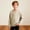 Beige, variant on Boy's Waffle Long Sleeve Shirt Loose Fit V Neck Henley Shirts Casual Lightweight Comfort Oversized Tshirts for School 4-14 Years