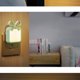 thumbnail image 2 of Whataatahia Luz Nocturna LED ABS Novela Sensor Inteligente Lámpara Nocturna enchufable con Caja de Regalo para Dormitorio Pasillo 0.5W Verde, 2 of 5