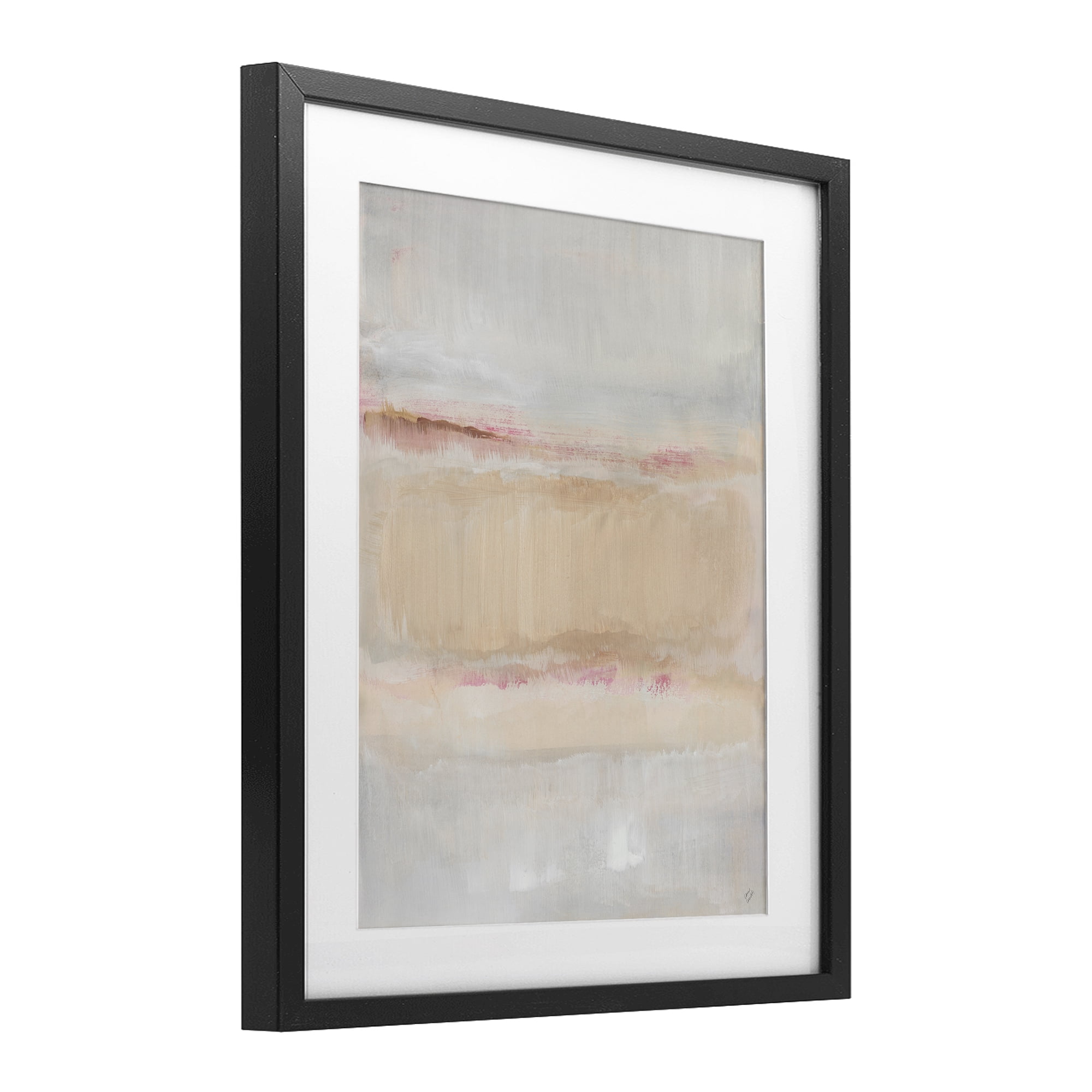 Stupell Industries Restful Misty Landscape Black Framed Print Under Glass, design by Lanie Loreth
