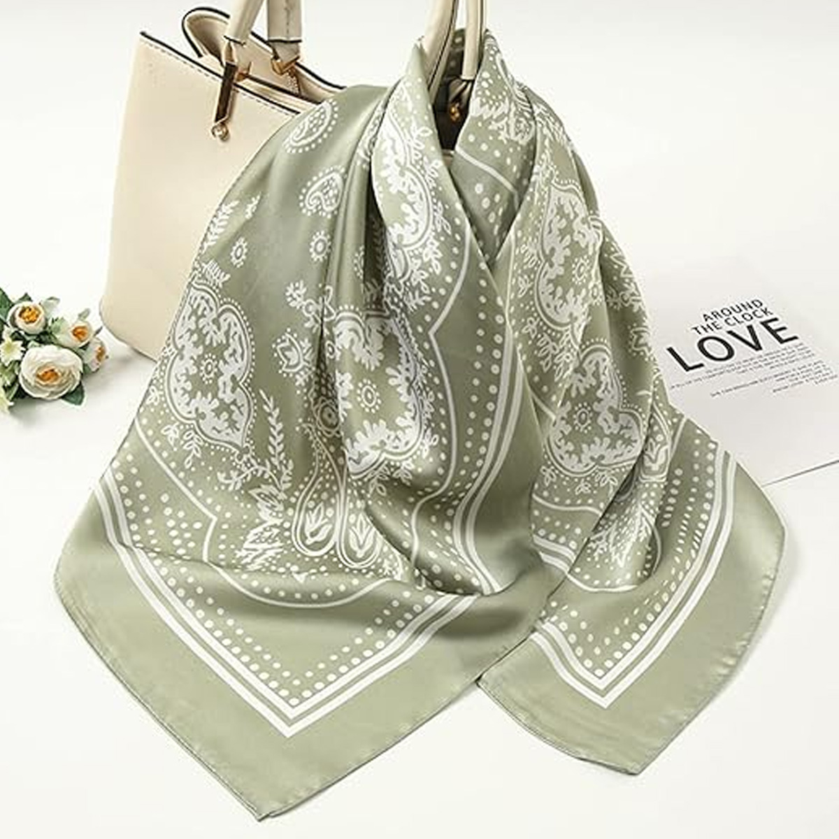 Multi-functional Head Scarf Satin Head Scarf For Women | 27.5 Large ...