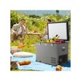 thumbnail image 2 of Costway 90 QT Car Refrigerator Portable Travel Freezer w/ Compressor DC 12/24V & AC, 2 of 5
