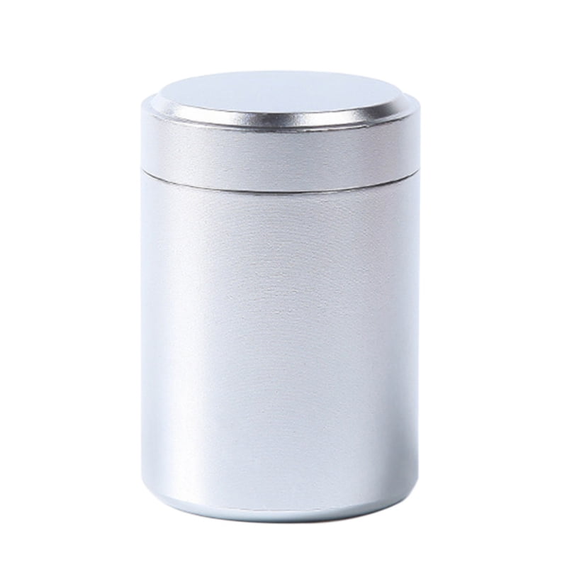 Aluminum Sealed Canister Coffee Jar Tea Caddies Tea Box Airtight Container 
