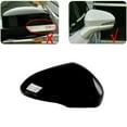 thumbnail image 6 of For EU Left Side-For US Ford Fusion 2013 2014 2015 2016 2017 2018 2019 2020 2021 Car Side Rearview Mirror Cover Glossy Black Clip-on Exterior, 6 of 7