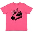 thumbnail image 3 of Inktastic This Kid Loves Bowling Youth T-Shirt, 3 of 5