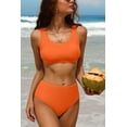 thumbnail image 2 of Charmo Scalloped Bikini Swimsuit & High-Waisted Two-Piece Bathing Suit (Women's), 2 of 5