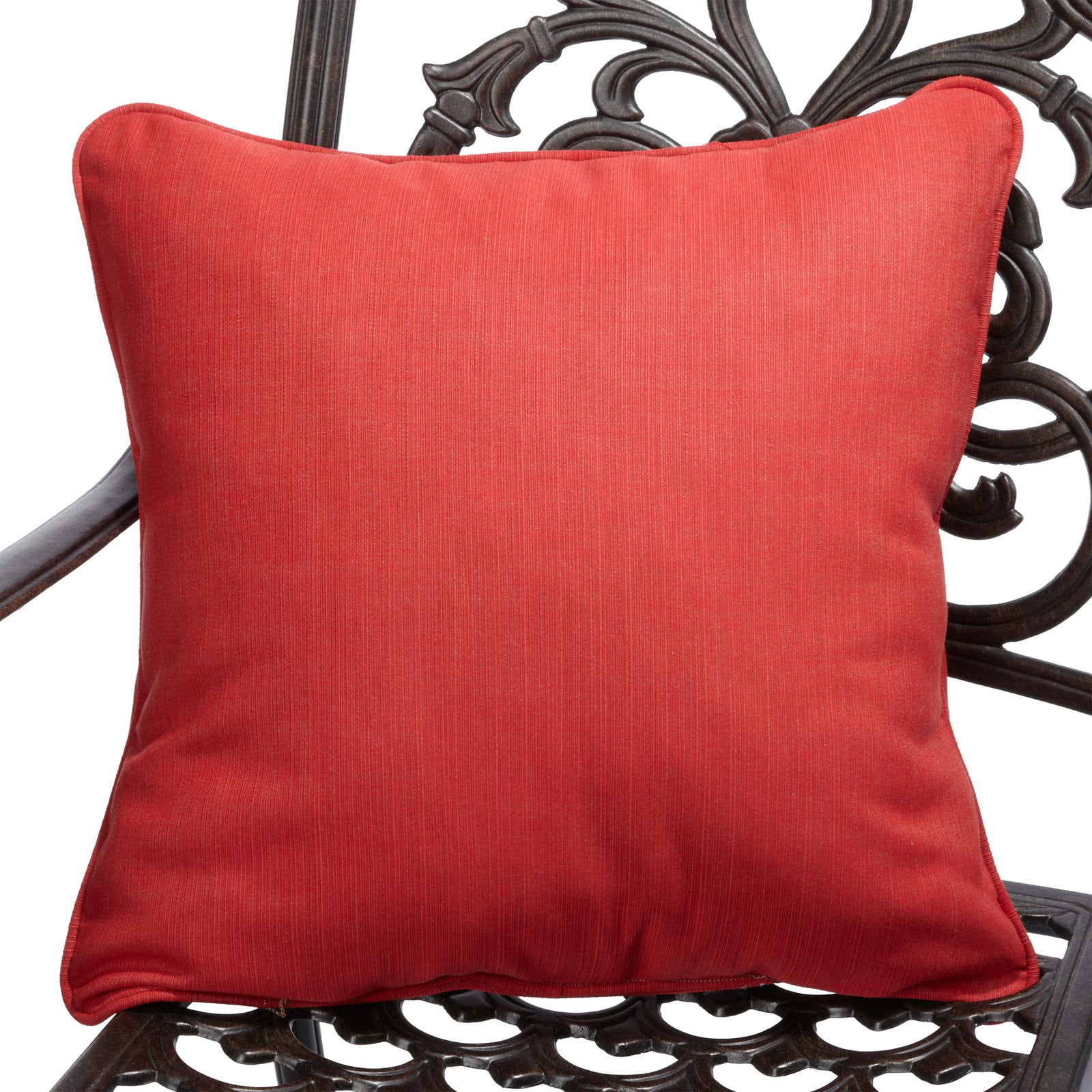 Mozaic Company Sunbrella Solid Outdoor Square Pillow with Corded Edge